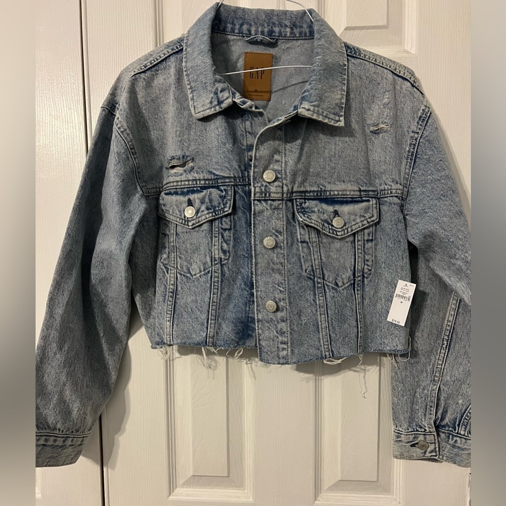 GAP Cropped Denim Jacket